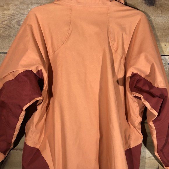 Patagonia Super Pluma Winter Jacket Coat Mens Size Large Full Zip Orange Collar - Picture 10 of 12